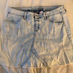 Kids stretch denim skirt